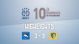 Highlights UNDER 17  PESCARA  audace cerignola  33 [upl. by Rabjohn]