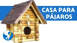 Cómo hacer una CASITA para PAJAROS de MADERA 🏠🐦 [upl. by Ettennaej]