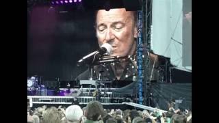 Bruce Springsteen and the E Street Band The River Tour Munich 17062016 End Solo accoustic For You [upl. by Wehtta]