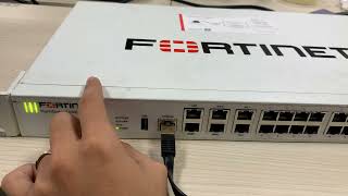 Factory reset Fortinet 100E Hard Reset [upl. by Nnylak]