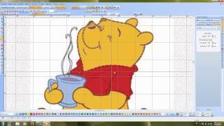 Wilcom embroidery studio e15  Digitalizando a winnie parte 1 [upl. by Benjamen]