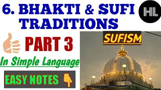 CH 6 History class 12 Bhakti amp Sufi traditions PART 3 SUFISM Humanitieslover [upl. by Deadman]