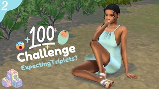 Part 2 of The Sims 4 100 Baby Challenge I Were having WHAT [upl. by Annaiel835]