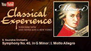 Mozart  Symphony No 40 in G Minor  I Molto Allegro  ClassicalExperience [upl. by Airdnalahs]