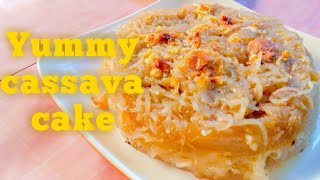 Easy cassava cake recipe using cassava flour [upl. by Sivie]