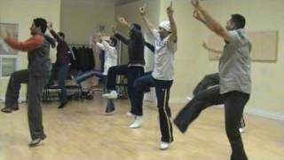 Bhangra Practice 1 with Step Names Dated29 Nov 2008 [upl. by Boutis981]