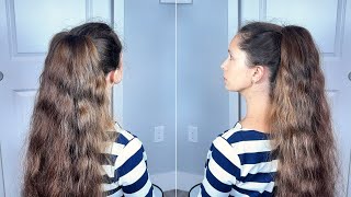 How to Make a High Voluminous Ponytail that Suits any Hair Type🤔👍 [upl. by Flynn523]