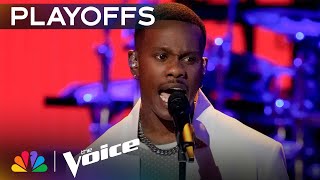 Mac Royals Soulful Performance of DAngelos quotUntitled How Does It Feelquot  The Voice Playoffs [upl. by Lanti]