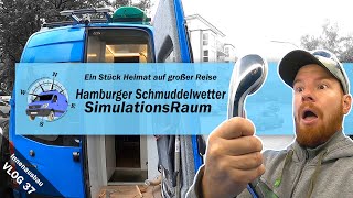 Vlog 37  ⚓Hamburger Schmuddelwetter Simulationsraum 🌧️ Duschkabine im CamperVan 🚿 [upl. by Eico831]