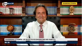 Fabio Fortuna a Rainews24 RASSEGNA STAMPA del 23 08 2022 ore 08 30 [upl. by Nnylrahc676]