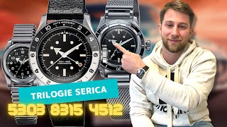 🔵 TRILOGIE SERICA 8315 GMT CHRONOMÈTRE 5303 ET 4512 S4E20  LAVIS DE MARCANTOINE [upl. by Nossyla]