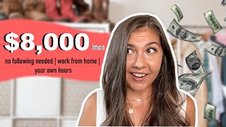 How I Make 8000 with This Side Hustle  Make Money Online  Work From Home Side Jobs [upl. by Sankey]