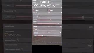 My first overclock settings on the 7900 XT NITRO PLUS [upl. by Laughry75]