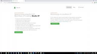 06 MongoDB  Download Robo 3T [upl. by Malorie]