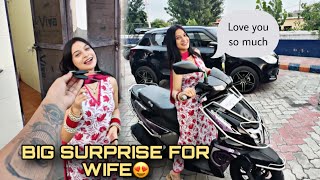 BIG SURPRISE FOR MY WIFE😍  SHE IS SO HAPPY😍 avinashbanathiavlog explore [upl. by Leboff150]