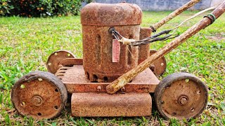 I Restored an Old Rusty Lawn Mower [upl. by Romalda]