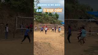 football nepalvolleyball jugjakhola hiro kheladi jr 07 orange [upl. by Maffa]