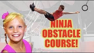 NInja Vs NInja Obstacle Course Ninja Kidz TV [upl. by Bartholomeus]