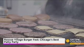 Roscoe Village Burger Fest Chicagos Best Patty Party [upl. by Teyugn]