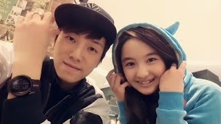 Akama Miki and 张木易 practicing 勇敢爱 brave love [upl. by Yemorej629]