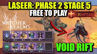 F2P Void Rift Laseer  Phase 2 Stage 5  LUDWIG  Watcher of Realms [upl. by Eberto]