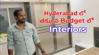 2BHK House Interior Design at Bachupally Hyderabad by Right Interiors Hyderabad  interiors short [upl. by Hasseman]