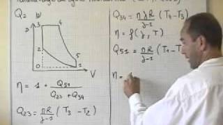 thermodynamique  machine thermique  moteur réel  calcul de rendement [upl. by Hanzelin761]