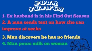 4 Things Ex Husband is in his Find Out Season Man texts list to woman on how to improve and more [upl. by Repinuj]