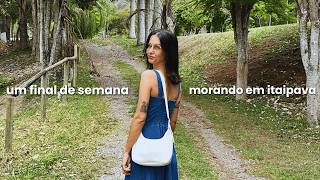 weekendvlog morando em itaipava rotina unboxing restaurantes passeios [upl. by Lela]