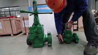 5000 PSI DEMCO MUD GATE VALVE API 6A VALVES PO  00242018 [upl. by Dannye]