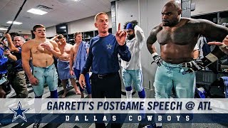 Garrett’s Locker Room Speech  ATL  Dallas Cowboys 2018 [upl. by Notsecnirp]