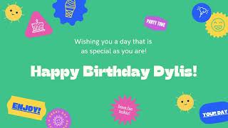 Happy Birthday Dylis [upl. by Eelyrehc]