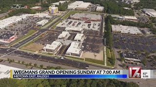 1st NC Wegmans grand opening in Raleigh on Sunday [upl. by Iniretake]