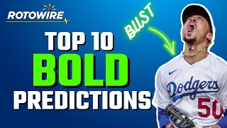 MLB Bold Predictions  2022 Fantasy Baseball [upl. by Garlanda433]