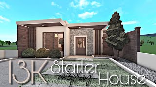 BLOXBURG 13K MODERN STARTER HOUSE  NOGAMEPASS [upl. by Bartholomeo]