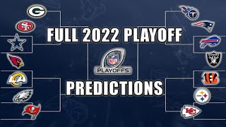 Full 2022 NFL Playoff Predictions Who wins the Super Bowl [upl. by Igal]