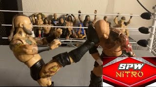 SPW Nitro Episode 2 Karrion Kross vs Malakai Black SPW World Heavyweight Title Action Figure Fed [upl. by Dorehs]