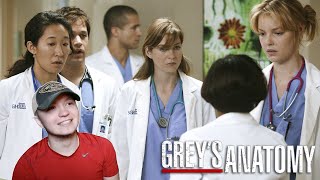 Greys Anatomy S1E1 A Hard Days Night REACTION [upl. by Idyak]