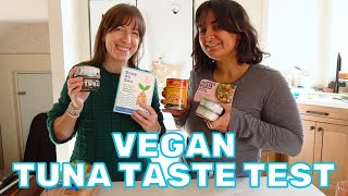 TRYING 7 VEGAN TUNAS [upl. by Anihsak]