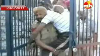 Firing in Kapurthala Jail on MH1 NEWS CHANNEL Part  3 [upl. by Cock56]