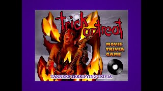 TRICK OR TREAT 1986 Tanners Terrifying Trivia Movie Game Marc Price Tony Fields Ozzy Osbourne [upl. by Hochman]