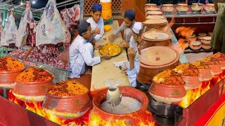 Matka Biryani Making  Traditional Matka Chicken Biryani Recipe  Mutton Biryani Cooking in Clay Pot [upl. by Conlen602]