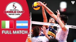 Italy 🆚 Argentina  Full Match  Men’s Volleyball World Cup 2019 [upl. by Kimberli]