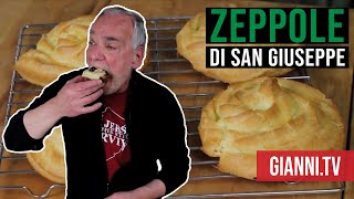 Zeppole di San Giuseppe Italian Recipe  Giannis North Beach [upl. by Aihsaei]