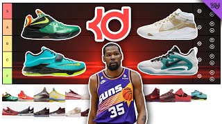 Whats the BEST KD Tier List Rating EVERY SHOE in the KD Shoe Line [upl. by Larine]