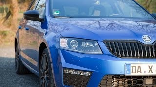 2015 Skoda Octavia RS Combi  Skoda Octavia vRS estate review test  Autogefühl [upl. by Anwad]