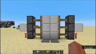 3 x 2 Minecraft Piston Redstone Door [upl. by Meletius]