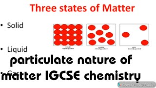 Particulate nature of matter IGCSE chemistry complete revision notes [upl. by Ledua202]