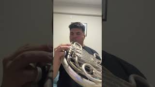 Mahler symphony 3 horn excerpt  Matias Cejas [upl. by Moira]