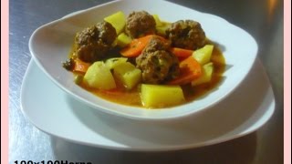 ESTOFADO CON ALBONDIGAS  Mis Recetas [upl. by Lavoie]